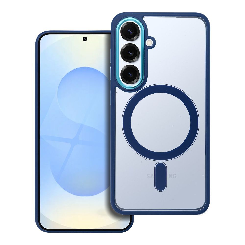 COLOR EDGE MAG COVER viedtālruņa apvalks saderīgs ar Magnētisko SAMSUNG S25 tumši zila