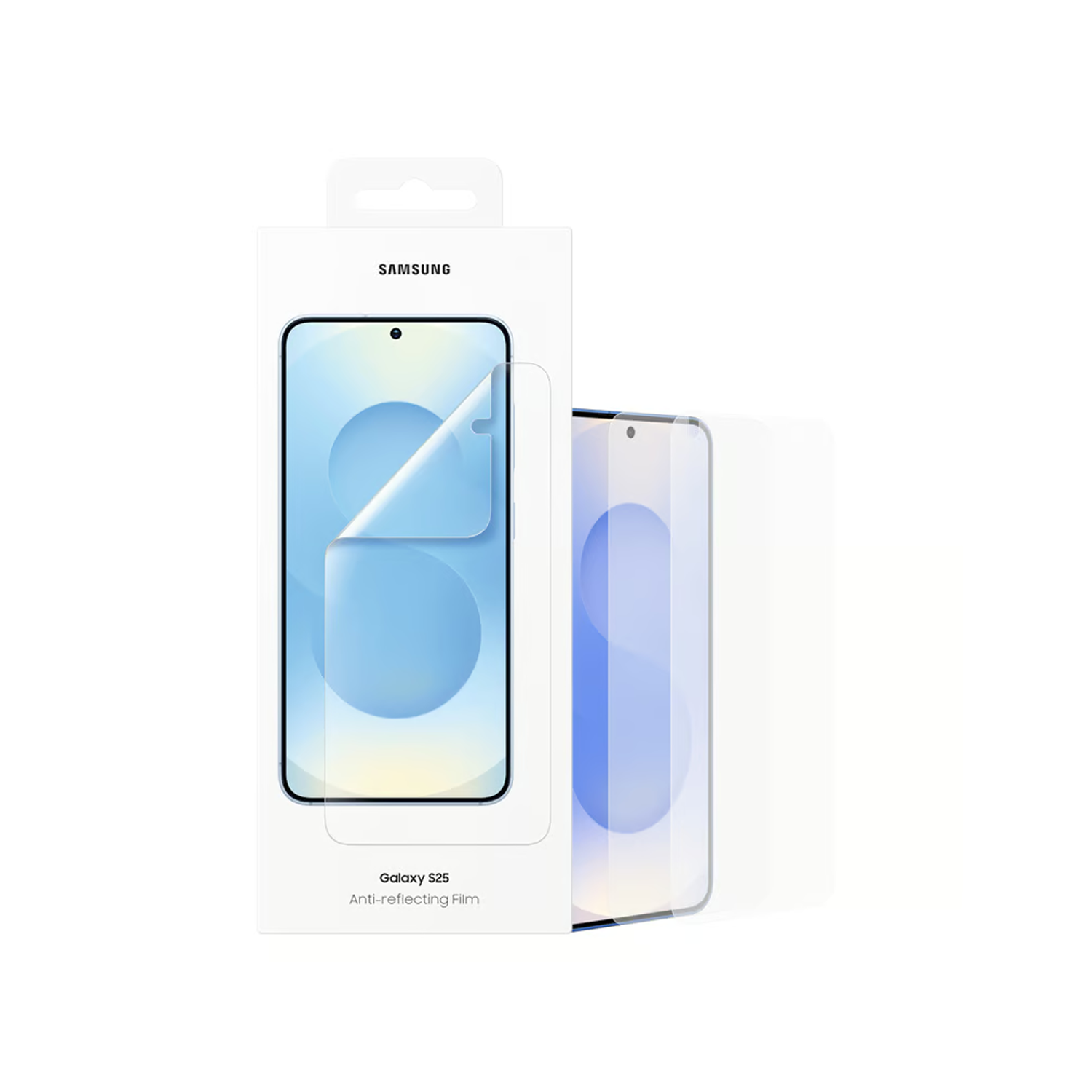 Samsung Aizsargstikls ar atspīdumu mazināšanas filtru Galaxy S25+, caurspīdīgs, 2 gab.