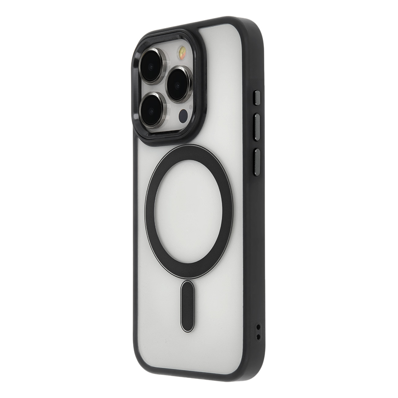 Satin Elegant Magnētiskais apvalks iPhone 14 Pro 6,1" melns