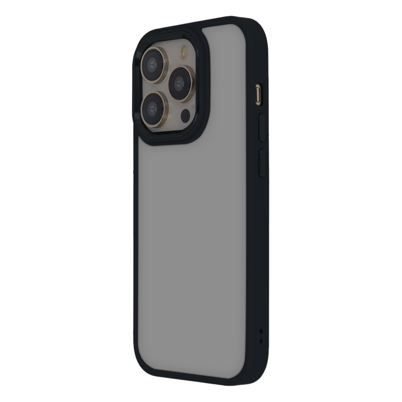 Satin Elegant Matt Case for iPhone 15 Pro Max 6,7" black