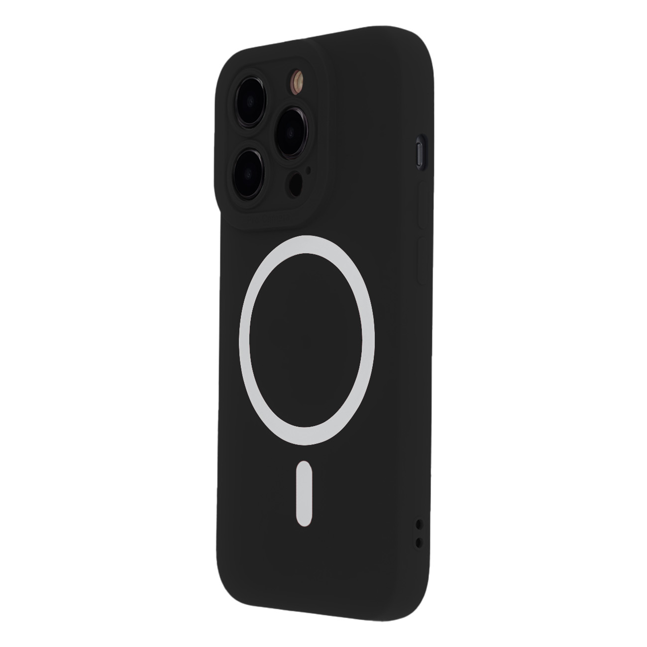 Silicon Soft Mag apvalks iPhone 14 Pro 6,1" melna