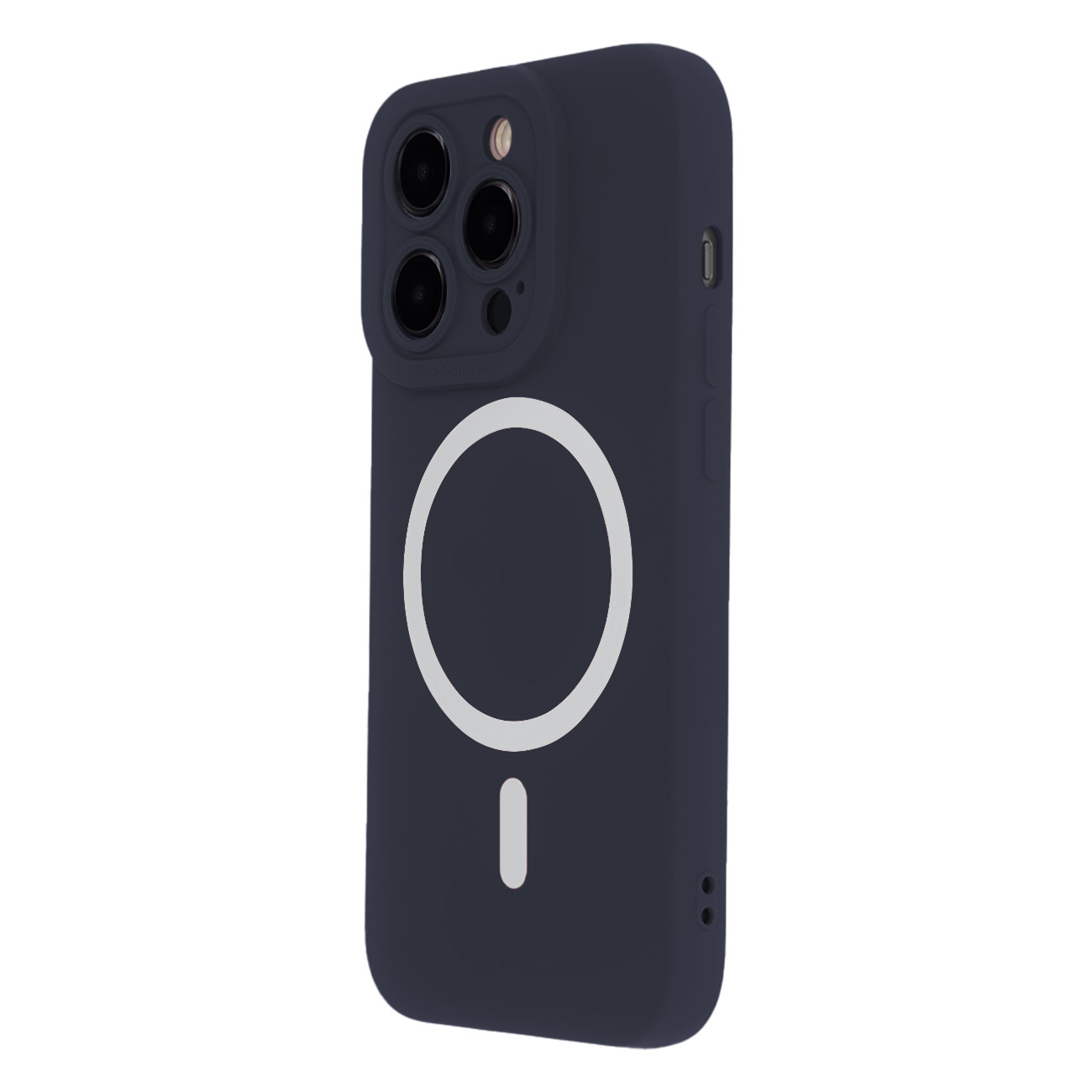 Silicon Soft Mag apvalks viedtālrunim iPhone 14 Pro 6,1" tumši zils