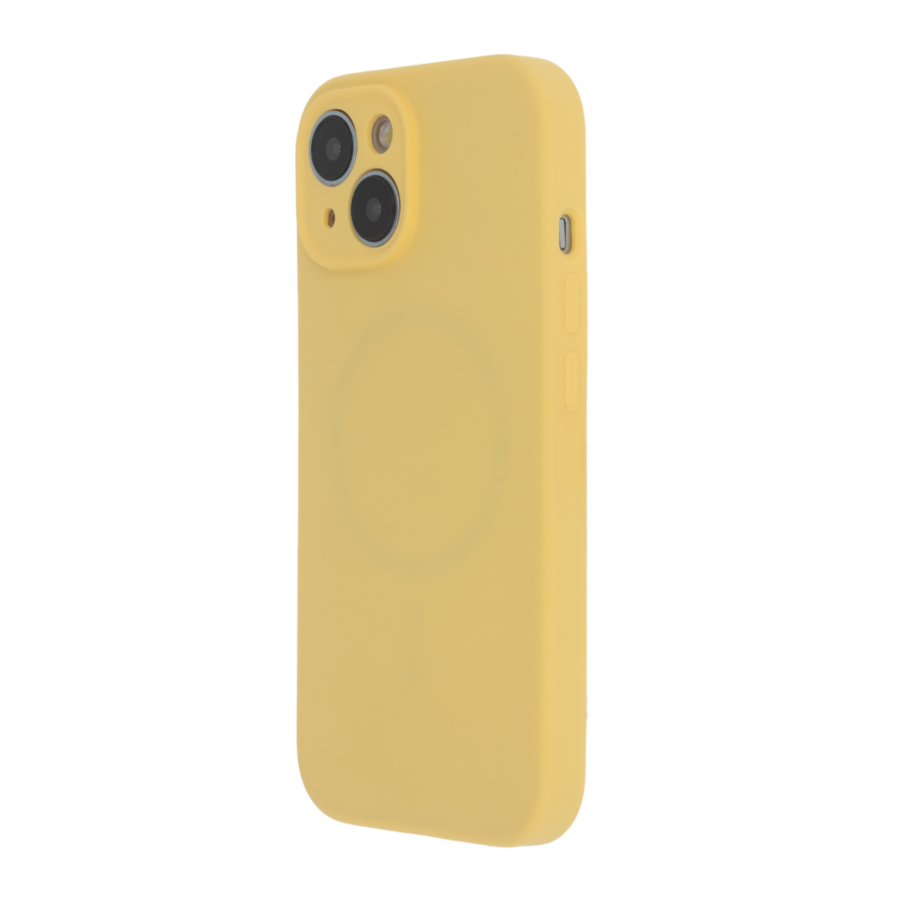 Soft Touch magnētiskais viedtālruņa apvalks iPhone 15 Plus 6,7" pasteļdzeltenais