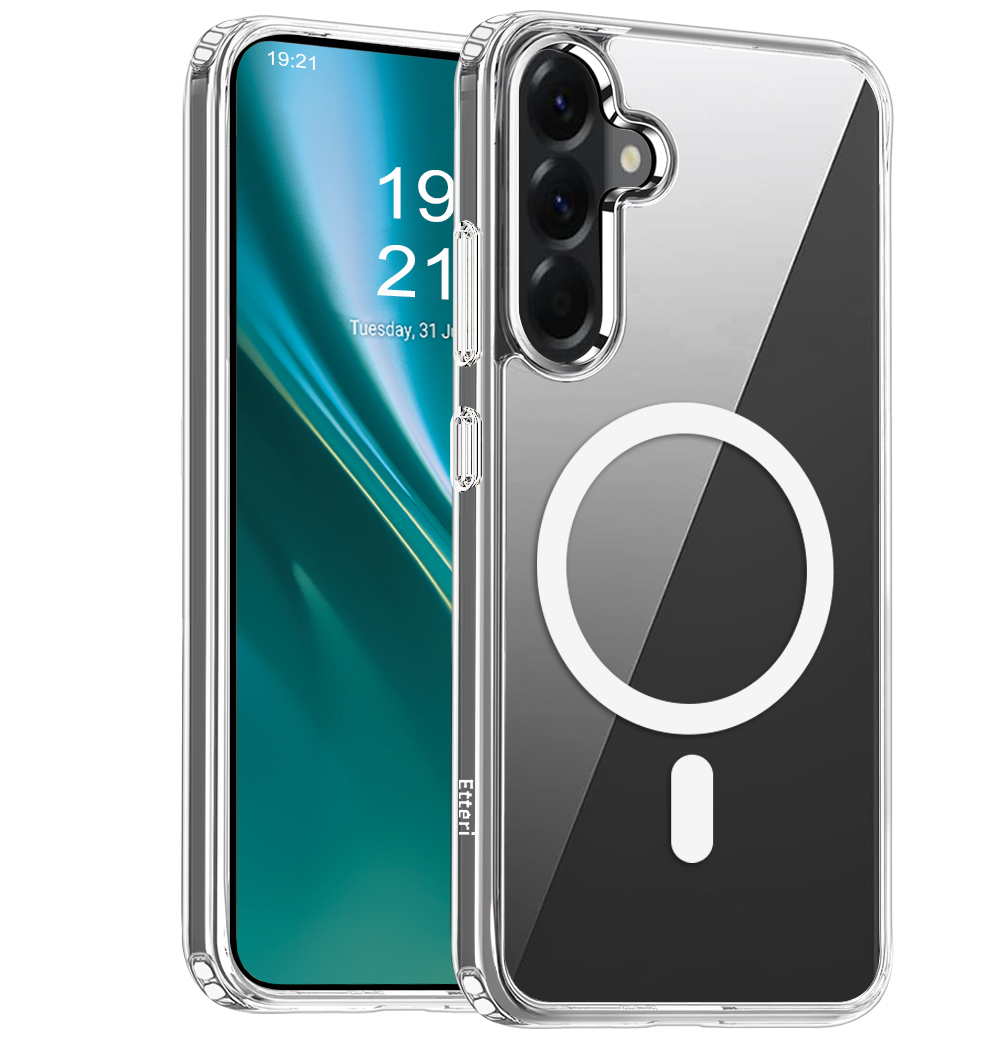 Magnētiskais Etteri Hybrid viedtālruņa apvalks Samsung Galaxy A55 5G