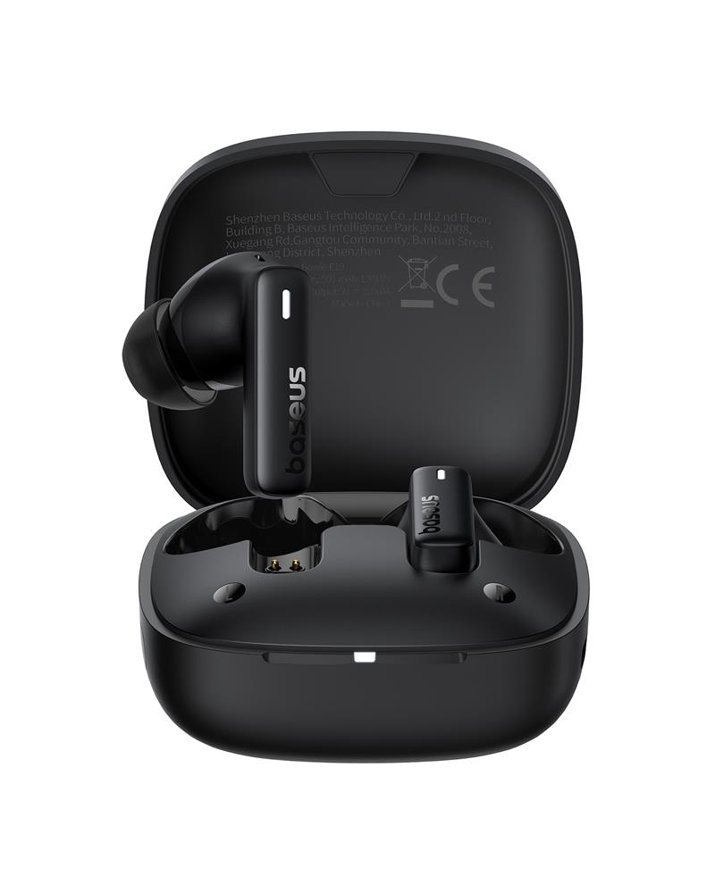 Baseus Bowie E19 Patiesi bezvadu austiņas melnas