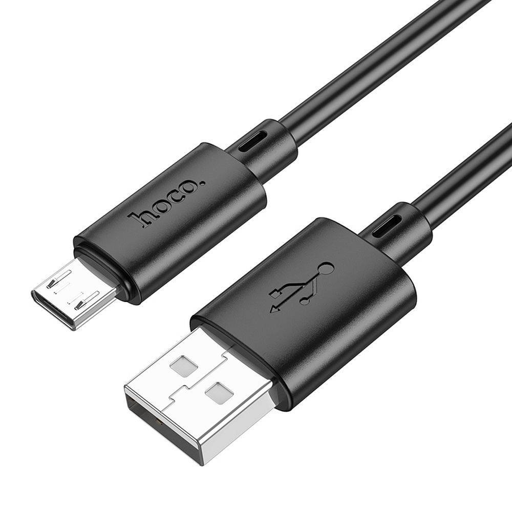 Kabelis USB A uz Micro USB Hoco 2,4A 1 m X88 melns