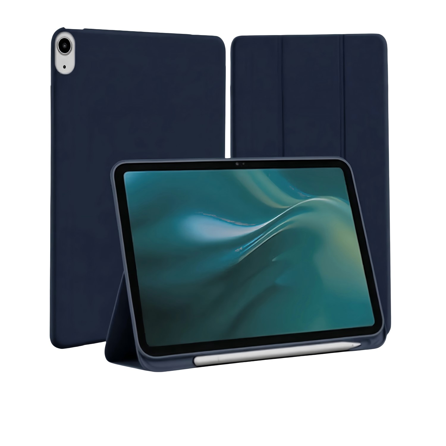 Etteri planšetdatora apvalks Apple iPad 10 2022/ iPad 11 A16 10.9 tumši zilais