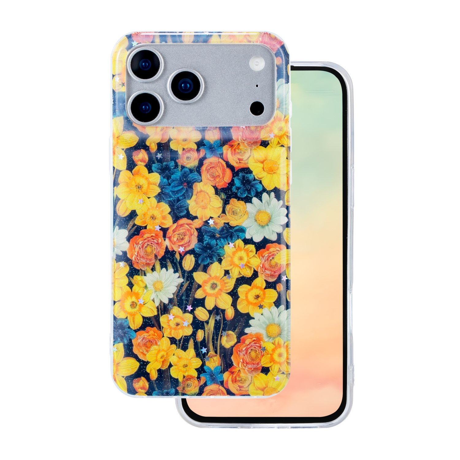 Glow Glam viedtālruņa apvalks iPhone 17 Pro Max 6,9" oranžs