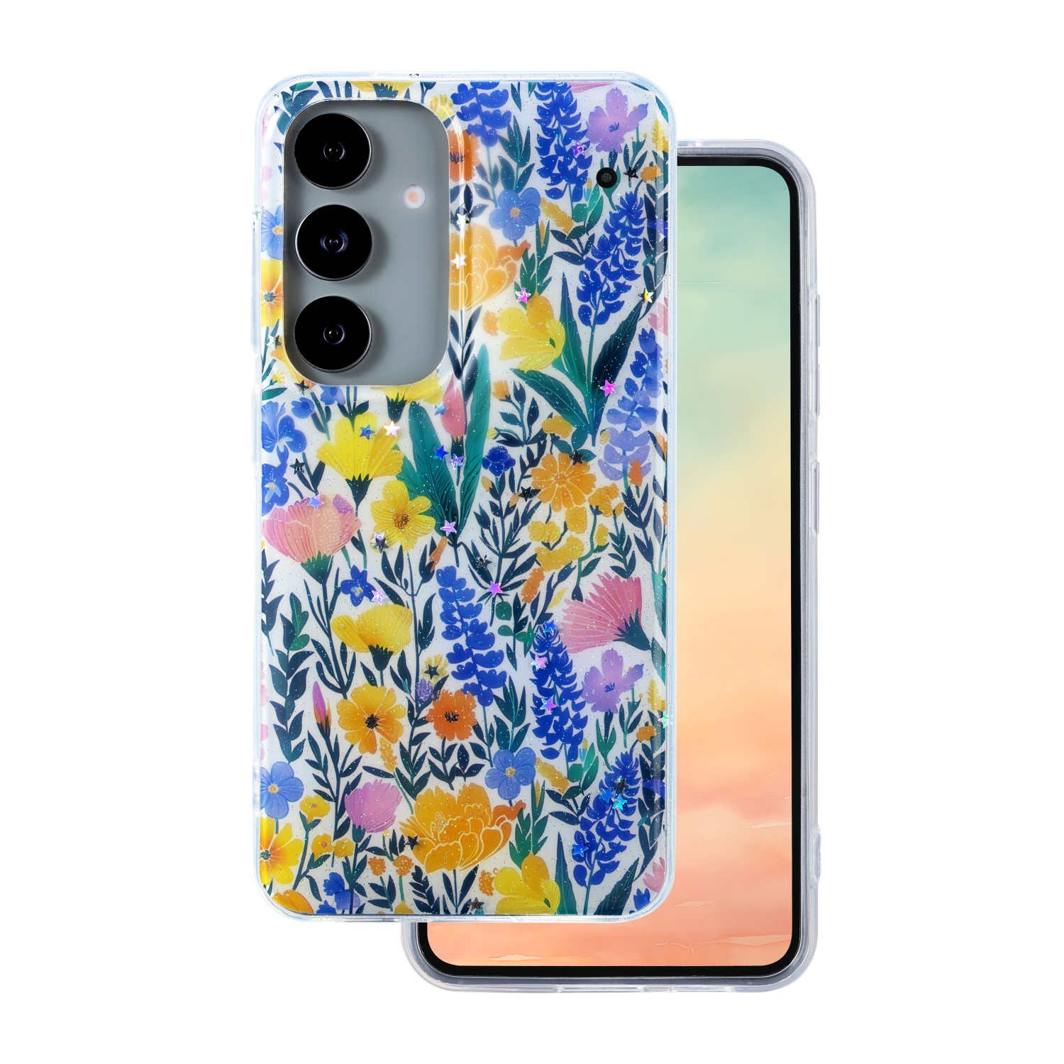 Glow Glam viedtālruņa apvalks Samsung Galaxy S25 brūns