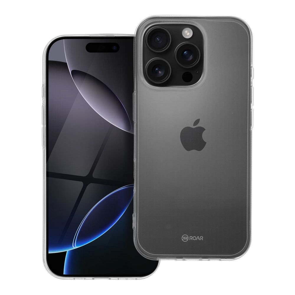 Roar JELLY viedtālruņa apvalks iPhone 16 Pro caurspīdīgs