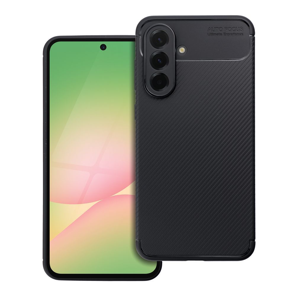 Viedtālruņa apvalks CARBON PREMIUM SAMSUNG A56 5G melns