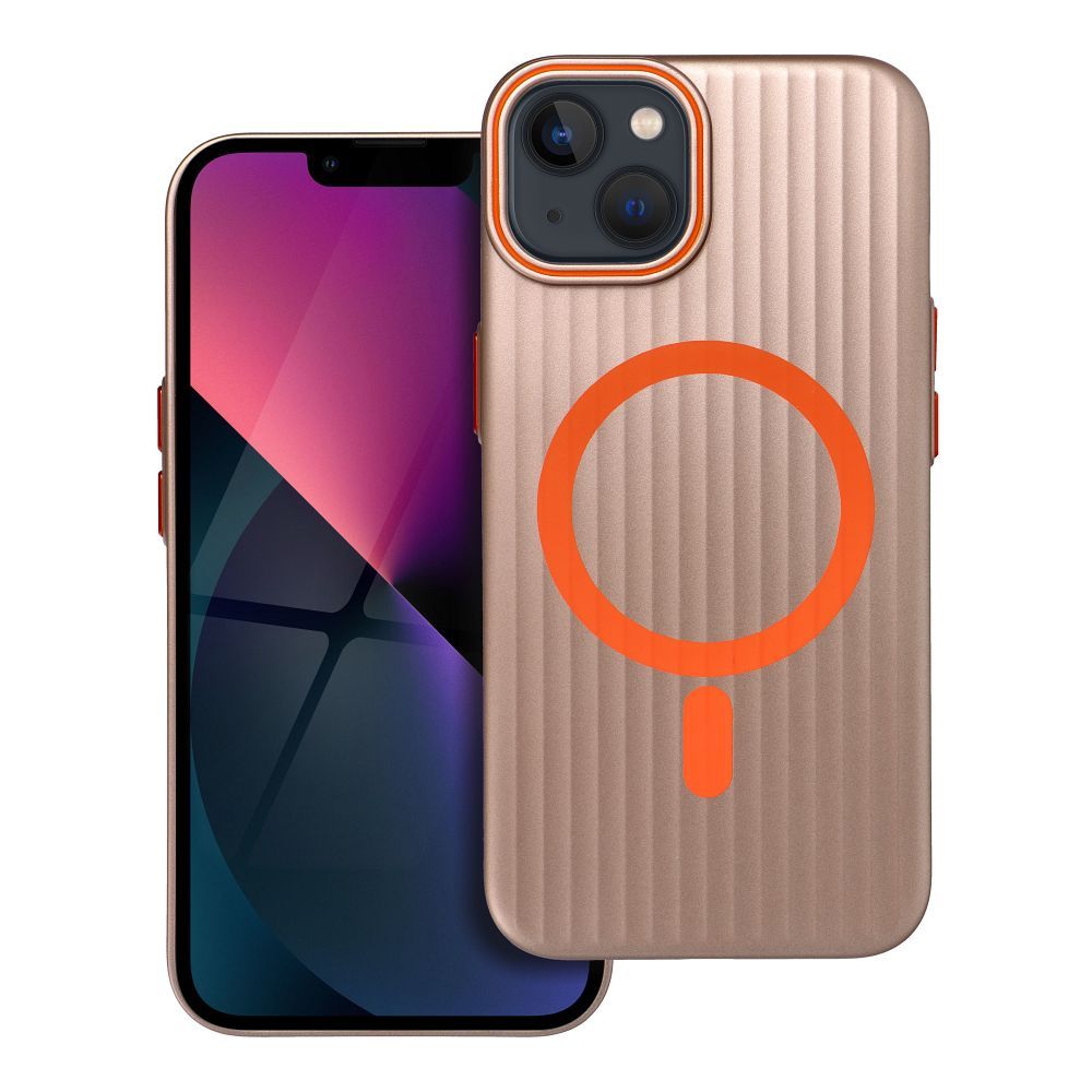 Viedtālruņa apvalks SIMPLY saderīgs ar MagSafe iPhone 13 titāna tuksnesis