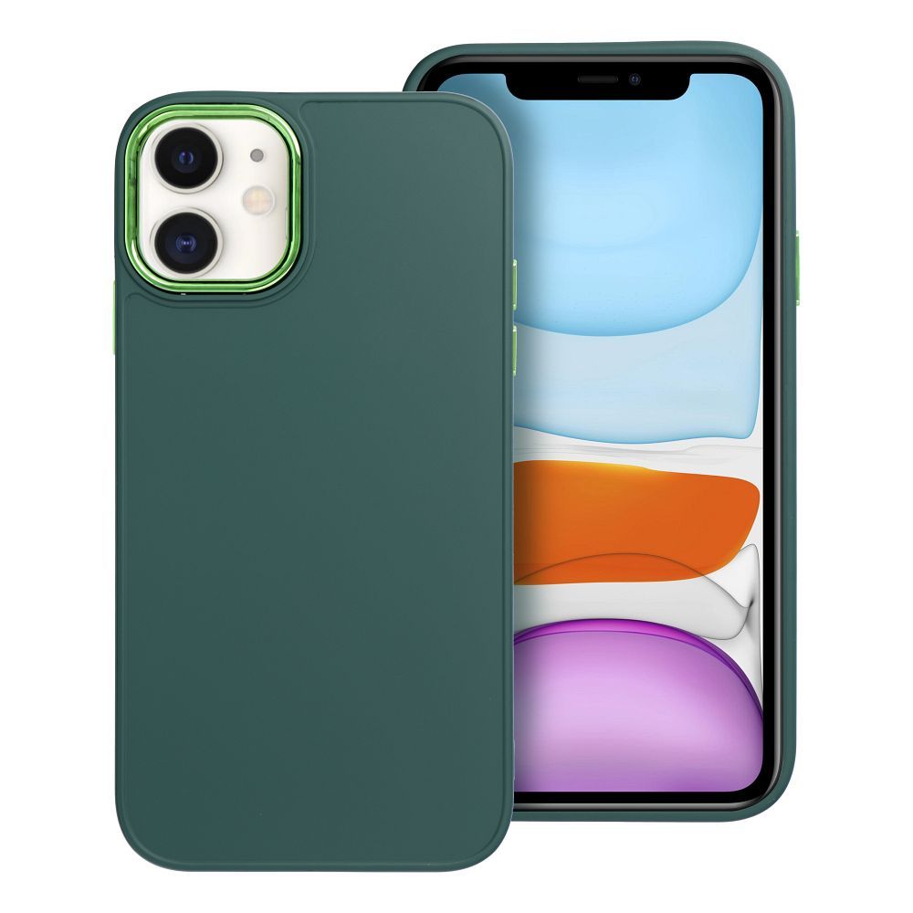 Viedtālruņa apvalks FRAME IPHONE 11 - zaļš