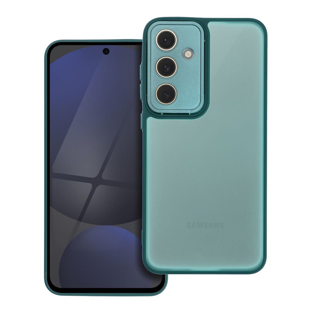 VARIETE Viedtālruņa apvalks SAMSUNG S24 FE tumši zaļš