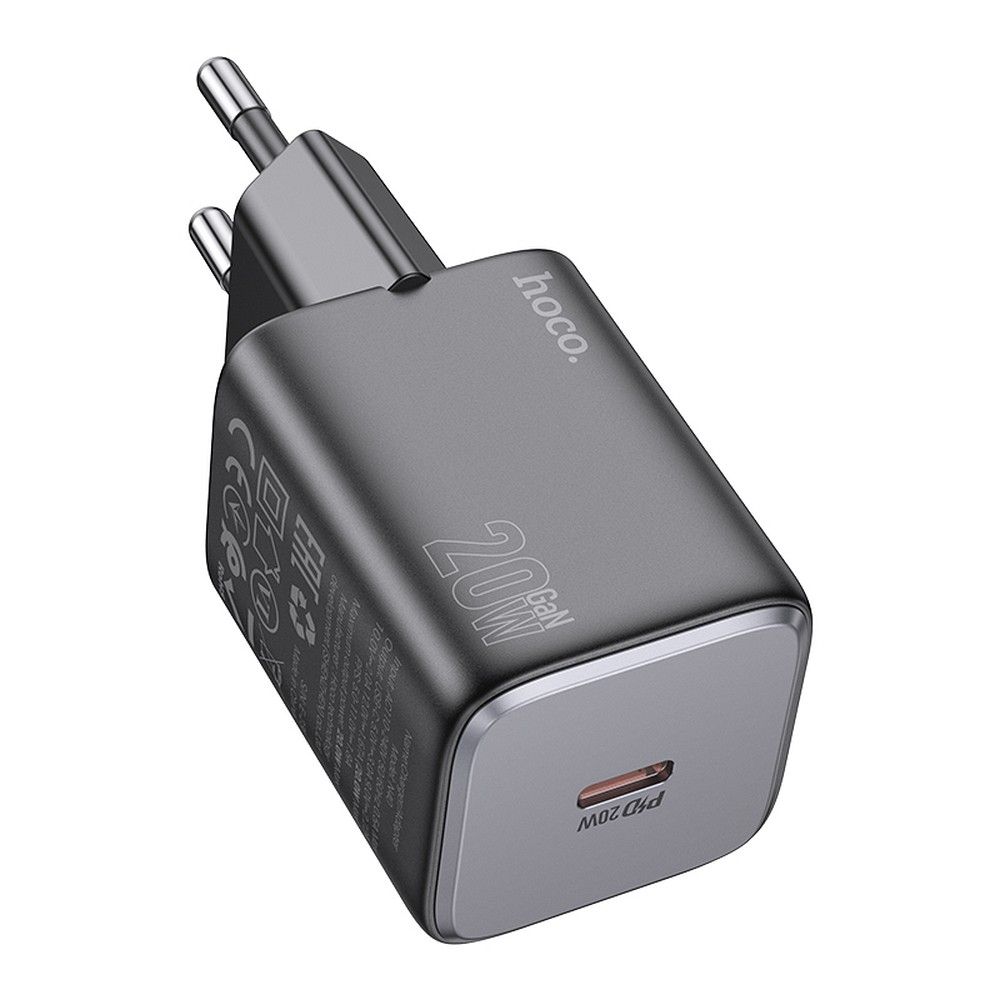 Lādētājs Hoco USB-C QC PD 20W N40 melns