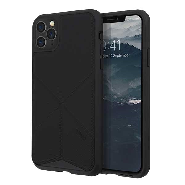 Uniq Transforma viedtālruņa apvalks iPhone 11 Pro Max - melns