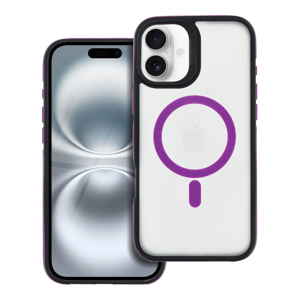 Viedtālruņa apvalks NEO IPHONE 16 Plus, savietojams ar MagSafe, violets