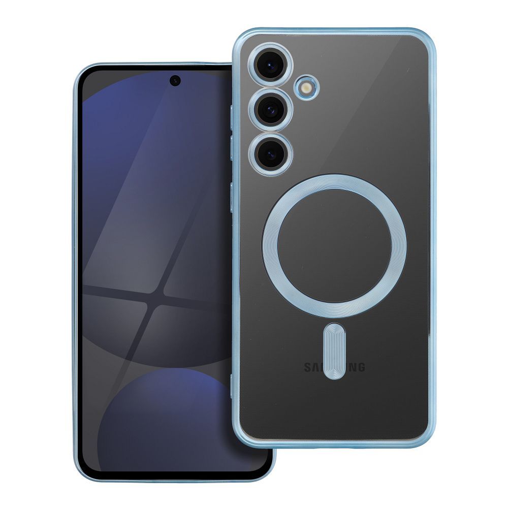 Viedtālruņa apvalks ELECTRO MAG COVER, ar MagSafe saderīgs, der SAMSUNG S24 FE, zilais