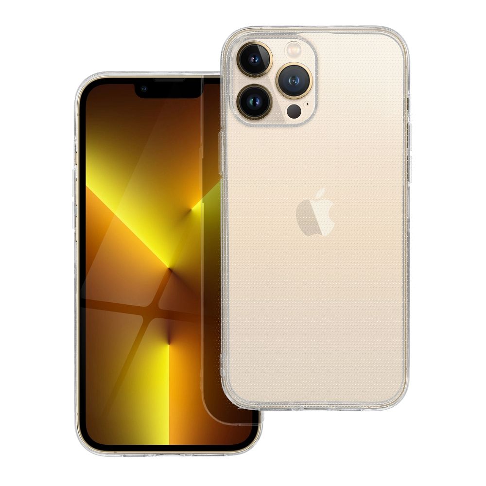 Viedtālruņa apvalks 2 mm IPHONE 13 Pro Max (kameras aizsardzība) - caurspīdīgs