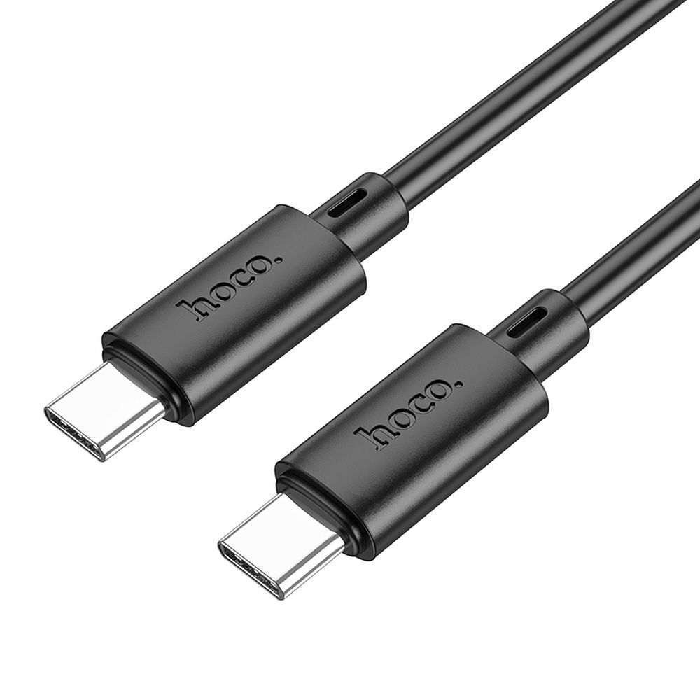 Kabelis USB C uz USB C Hoco 3A 60W 1 m X88 melns
