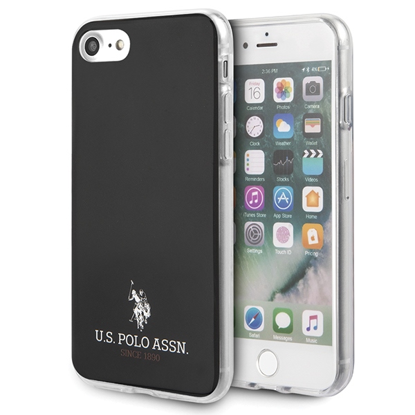 US Polo USHCI8TPUBK iPhone 7/8/SE 2020 / SE 2022 melns Spīdīgs