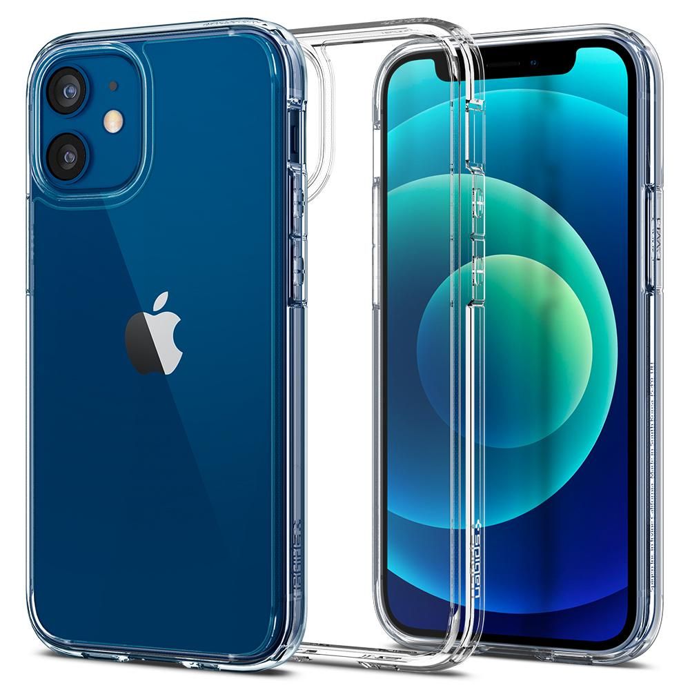 Spigen Ultra Hybrid apvalks iPhone 12 mini - Caurspīdīgs