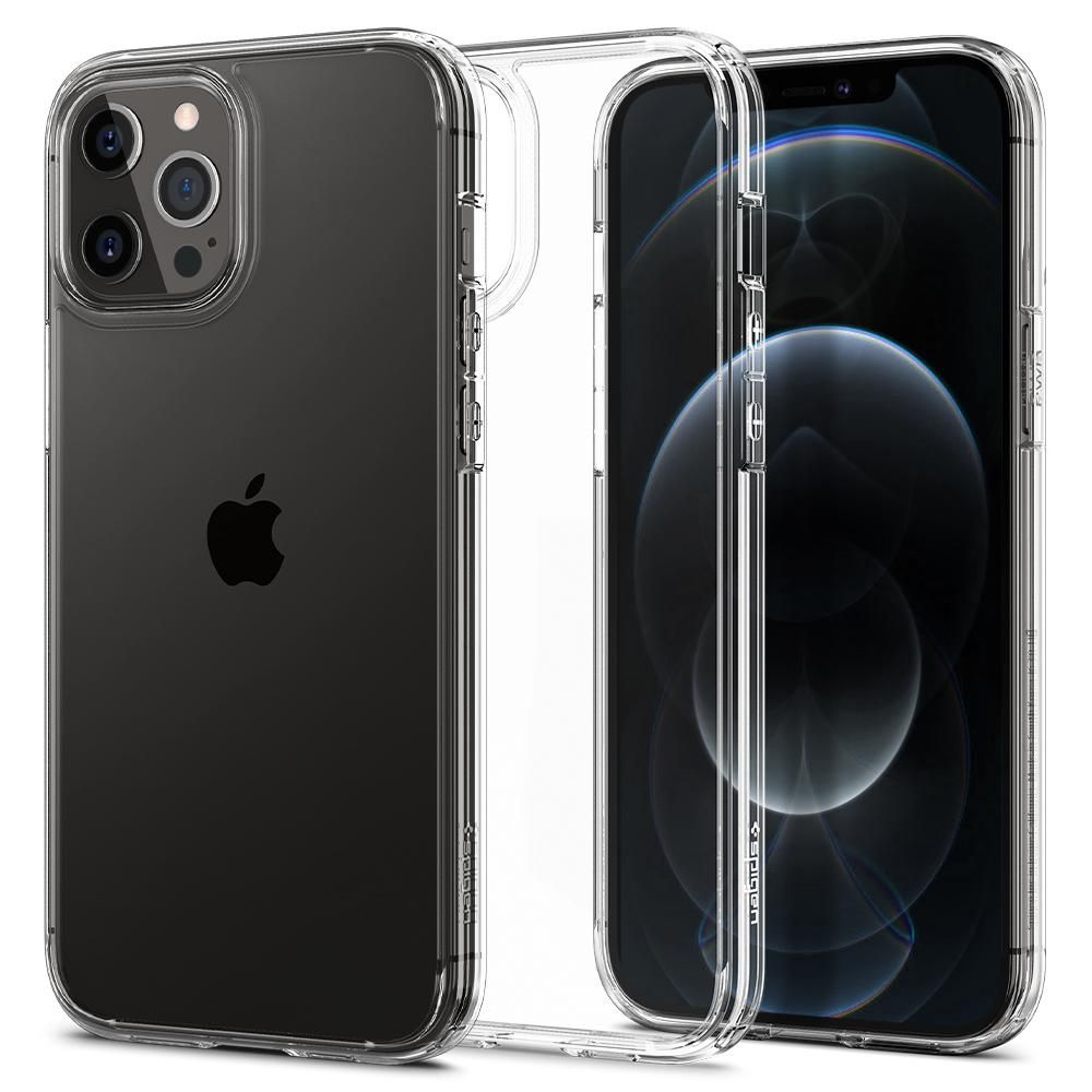 Spigen Ultra Hybrid apvalks viedtālrunim iPhone 12 Pro Max - Skaidrs
