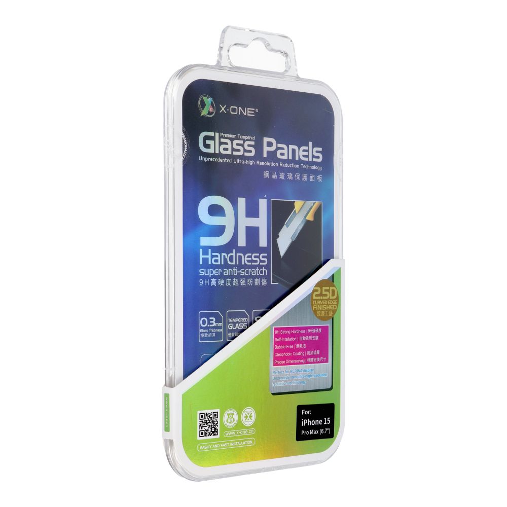 Rūdītais stikls X-ONE – iPhone 15 Pro Max