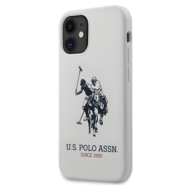 US Polo USHCP12SSLHRWH iPhone 12 mini 5,4" balts Silicone kolekcija