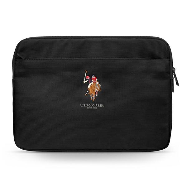 US Polo Assn. apvalks 13" klēpjdatoram - melns