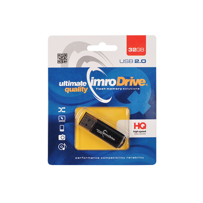 Imro zibatmiņa 32GB USB 2.0 melns