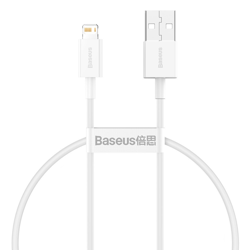 Baseus Superior USB - Lightning kabelis 2.4A 0.25 m balts (CALYS-02)