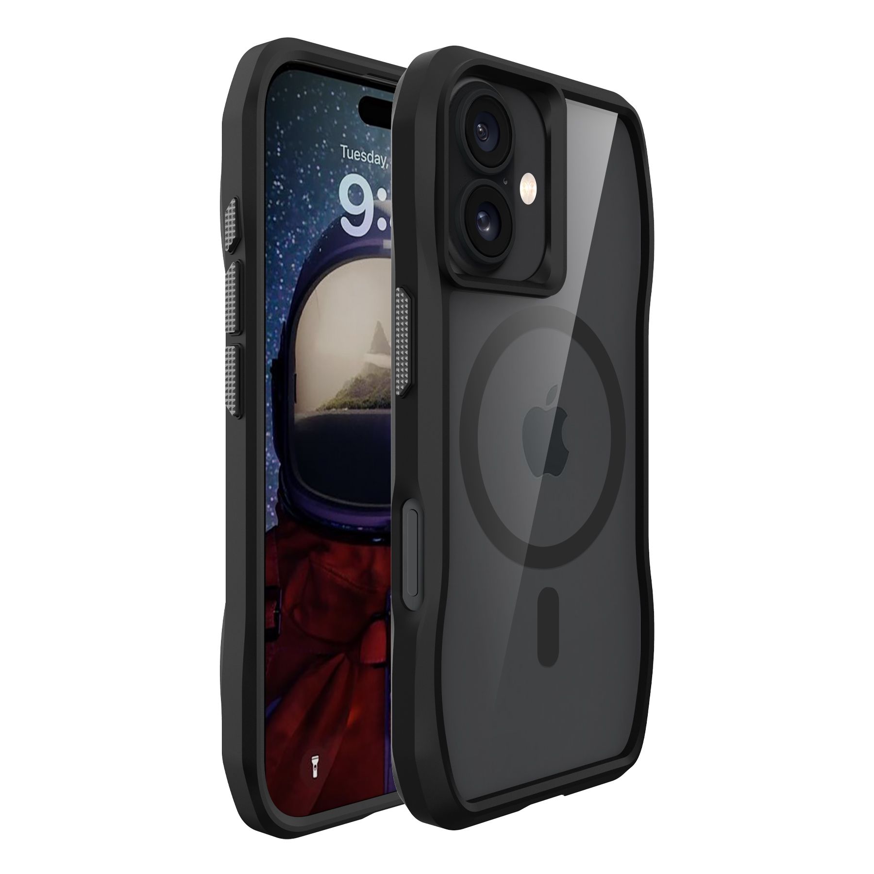 ROAR viedtālruņa apvalks SLIM DEFENDER IPHONE 17 melns