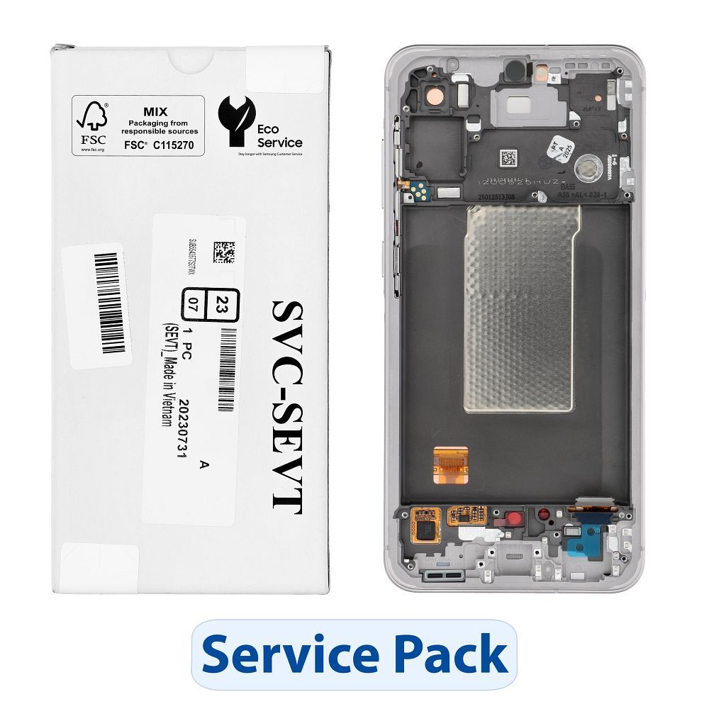 ServicePack LCD Displejs SAMSUNG A56 5G A566B - rozā GH82-36829D