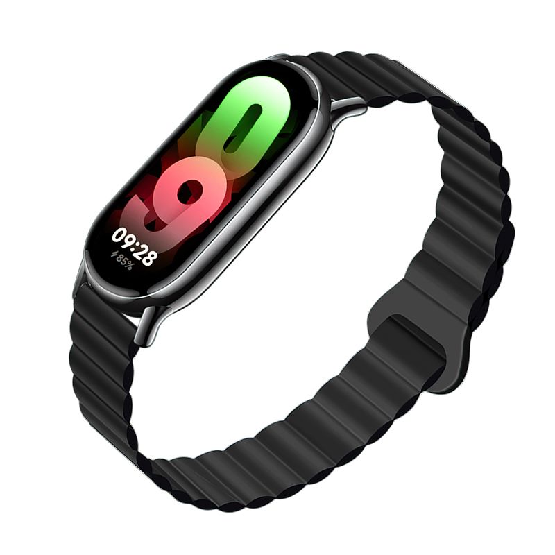FORCELL F-DESIGN FX8 siksniņa XIAOMI Mi Band 8 melna