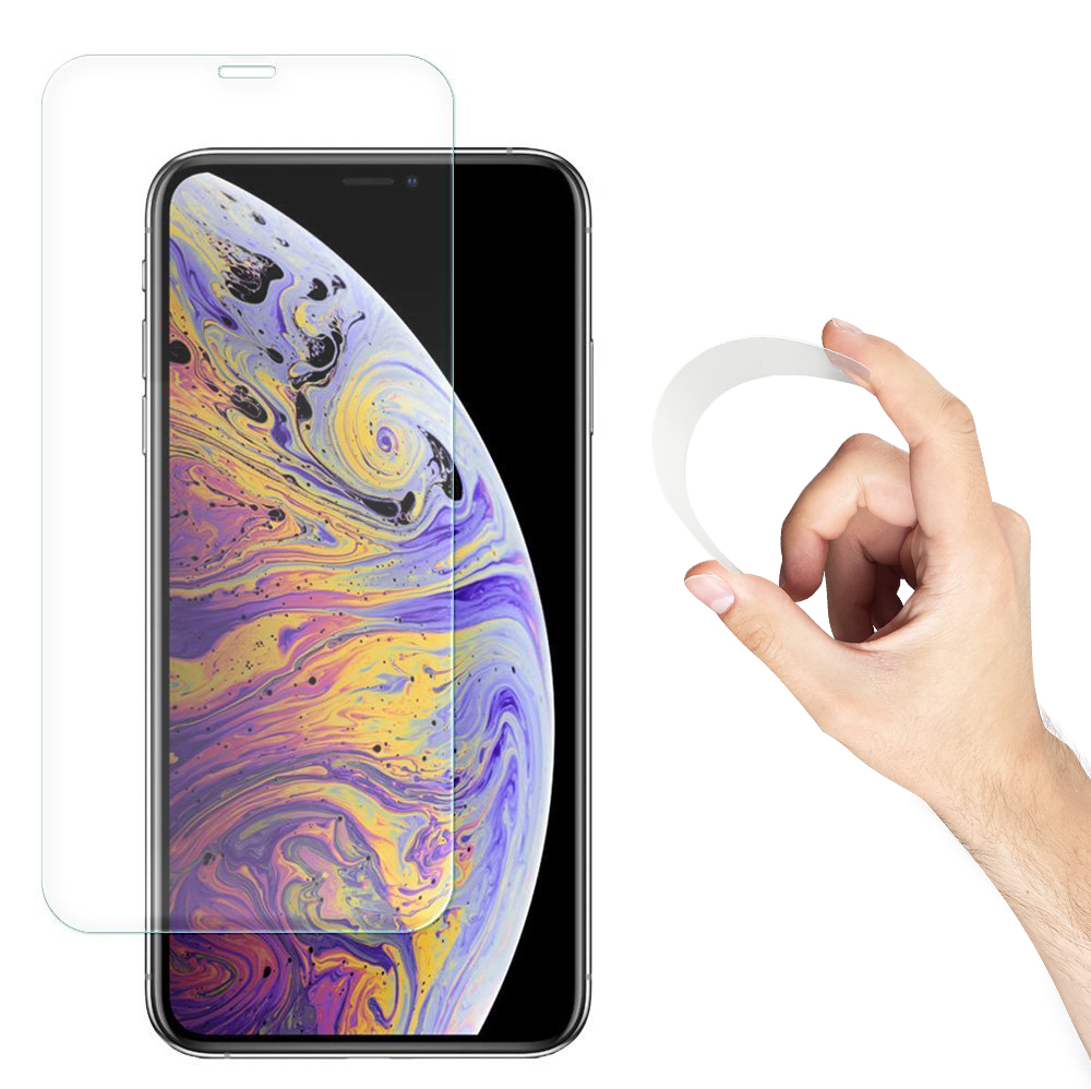 Wozinsky Nano Flexi Glass hibrīda aizsargstikls rūdītais stikls iPhone 13 mini