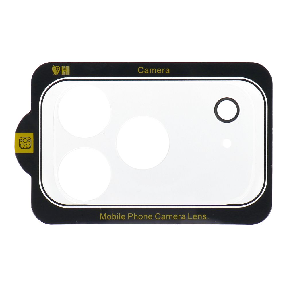 5D pilnas līmēšanas kameras grūdētais stikls paredzēts iPhone 17 Pro - caurspīdīgs