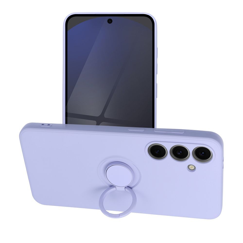 Silikona RING viedtālruņa apvalks SAMSUNG S24 FE violets