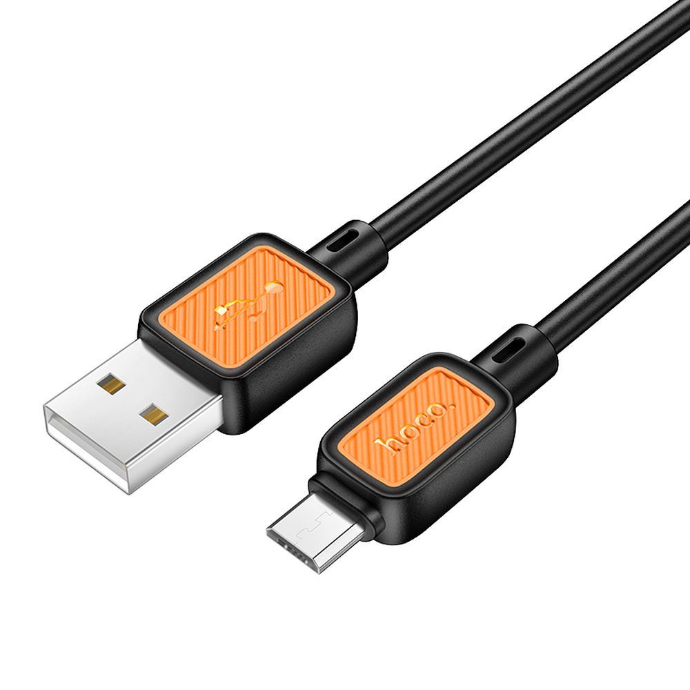 Kabelis USB A uz Micro USB Hoco 2,4A 1 m X108 melns