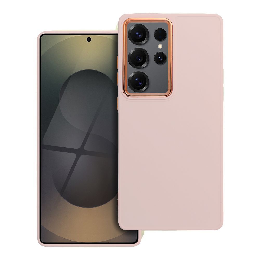 FRAME viedtālruņa apvalks SAMSUNG S25 Ultra, pūderrozā