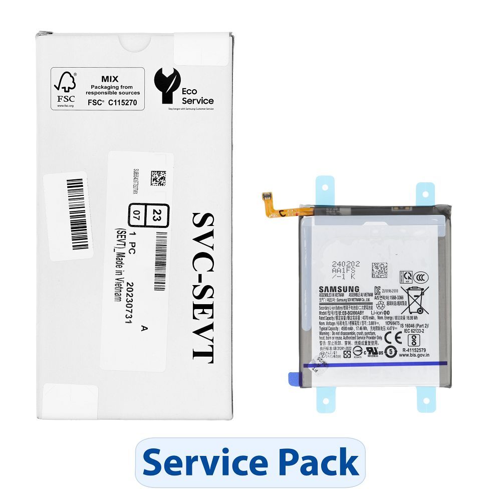 ServicePack baterija EB-BG990ABY paredzēta SAMSUNG S21 FE G990 GH82-26409A