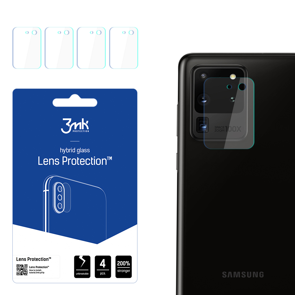 Samsung Galaxy S20 Ultra 5G - 3mk objektīva aizsardzība™