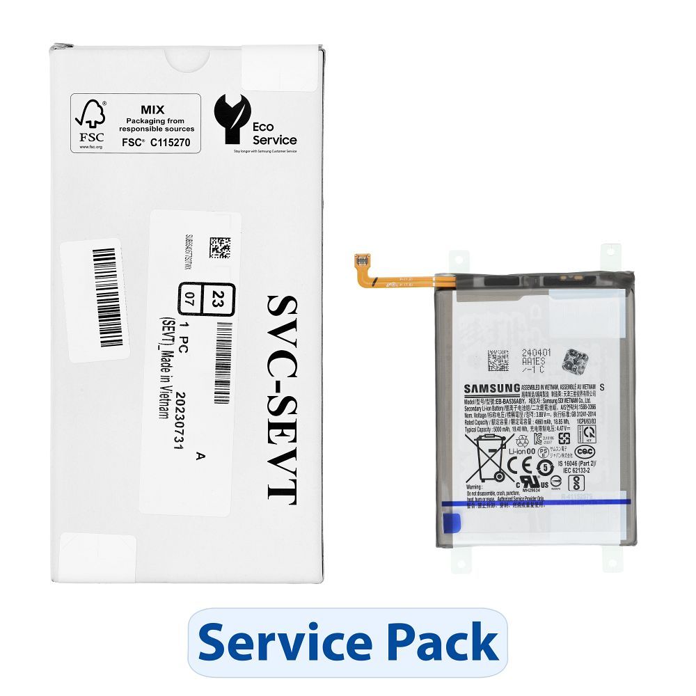 ServicePack baterija EB-BA536ABY paredzēta SAMSUNG A33 5G A336B GH82-28146A