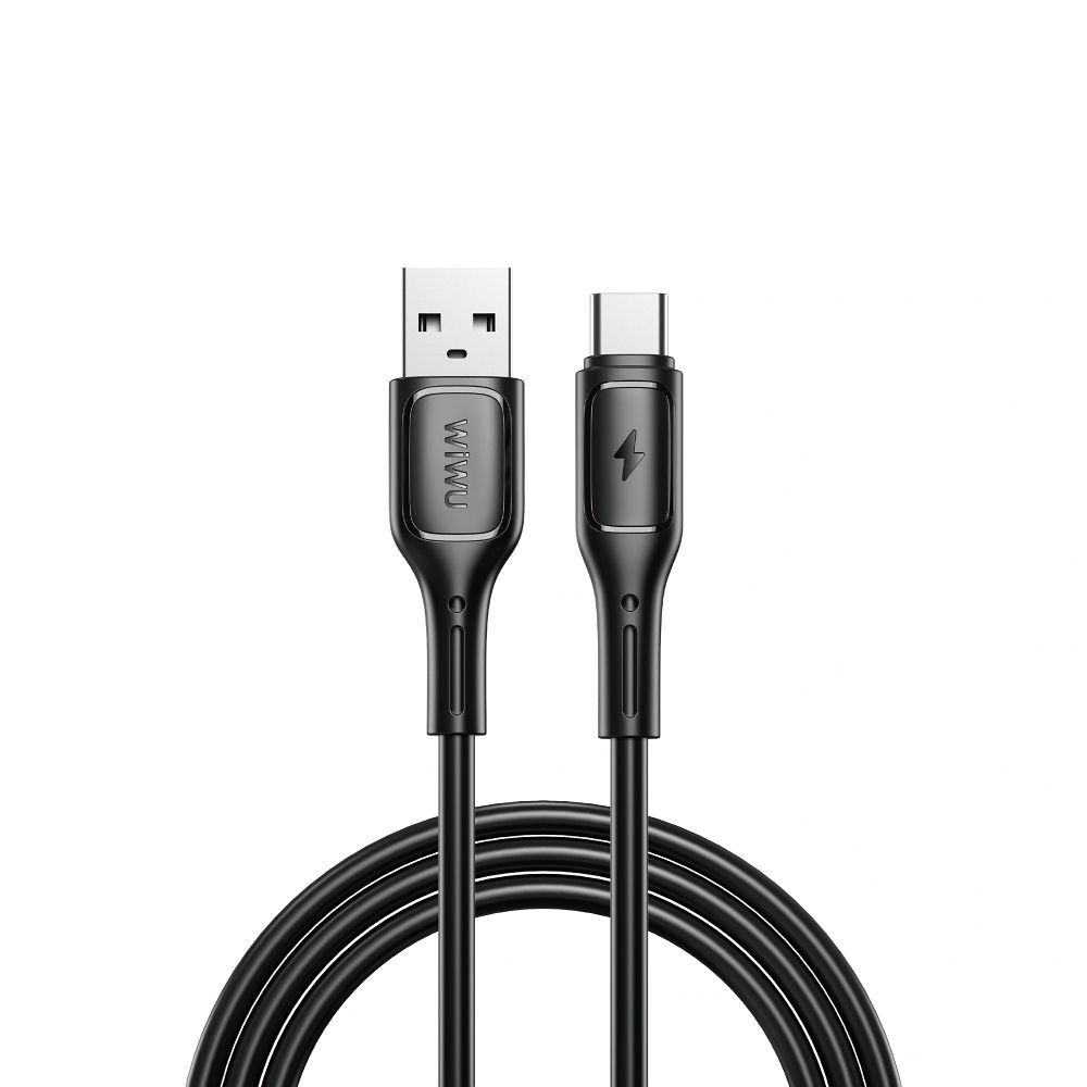 WiWU - Starlink sērijas datu kabelis Wi-C001 USB A uz USB C 2,4A - melns