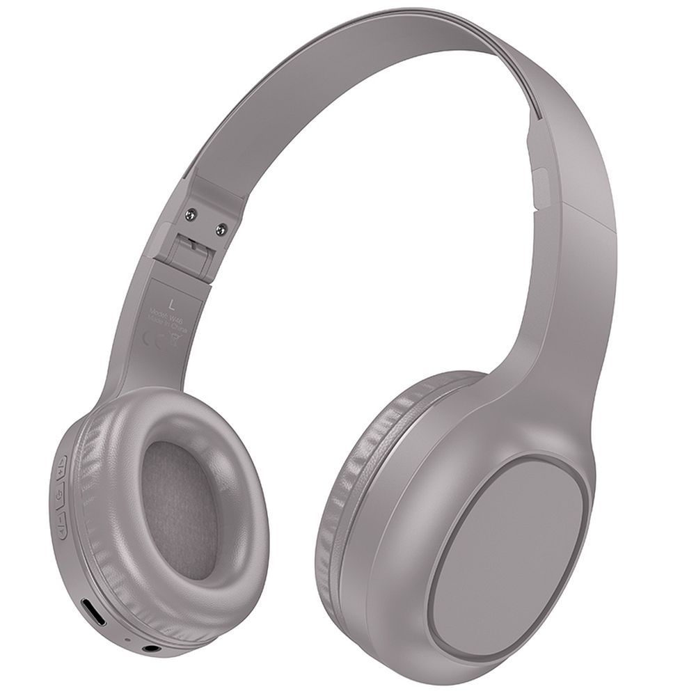 HOCO bezvadu austiņas Bluetooth W46 - brūnas