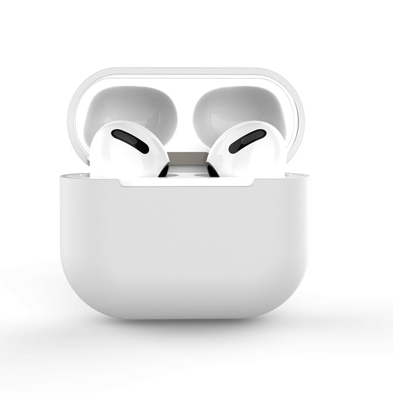 AirPods vāciņš silikona mīksts ausu vāciņš balts (C)