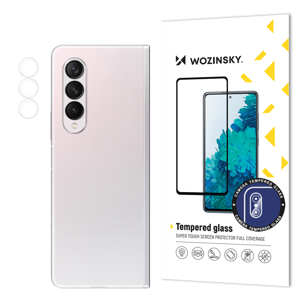 Wozinsky Aizsargstikls 9H rūdītais stikls visām Samsung Galaxy Z Fold 3 kamerām