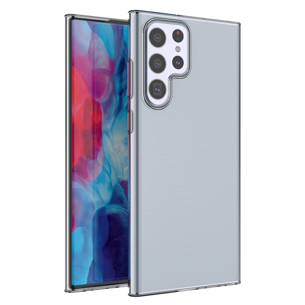 Īpaši caurspīdīgs gēla apvalks 0,5mm Samsung Galaxy S22 Ultra caurspīdīgs