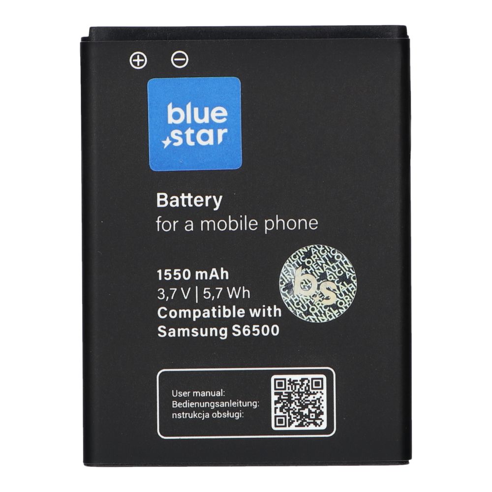 Portatīvais lādētājs Samsung Galaxy Mini 2 S6500 / Galaxy Young S6310 / Galaxy Ace Plus S7500 1550 mAh Blue Star Premium