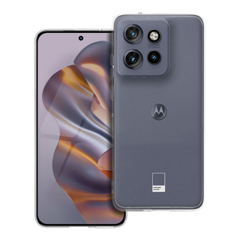 Caurspīdīgs viedtālruņa apvalks 2 mm MOTOROLA EDGE 50 NEO caurspīdīgs
